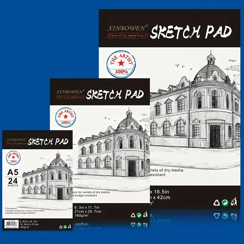A4/a5/a6 Sketchbook Thick Drawing Paper Sketch Drawing Paper - Temu