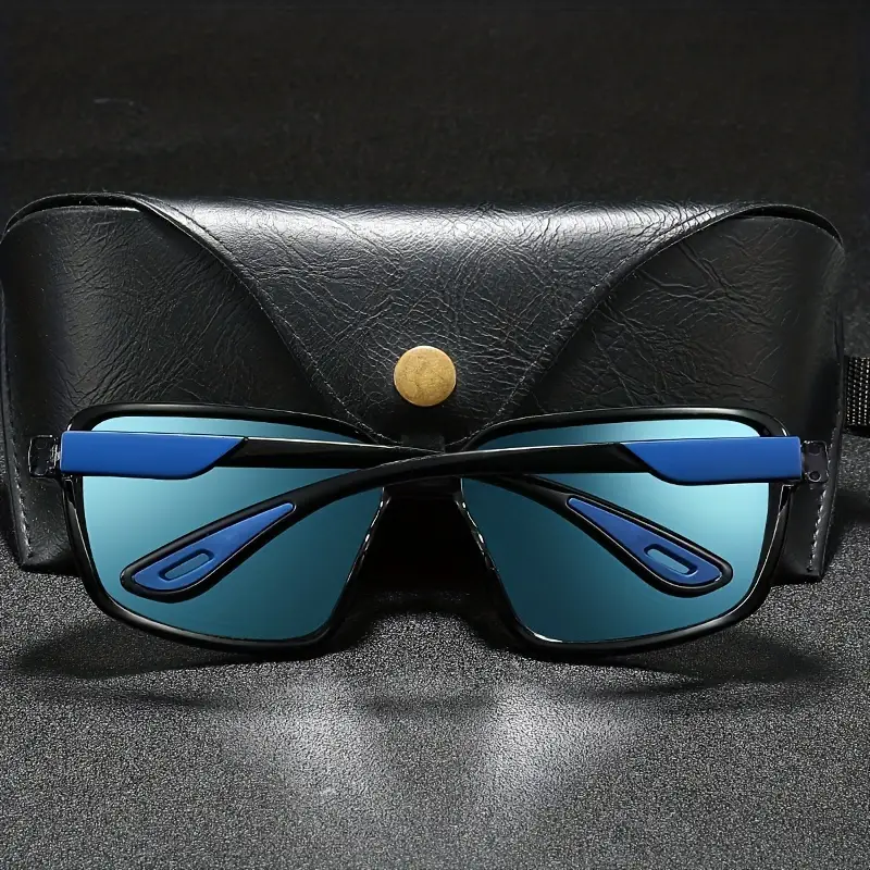 1pc Square Riding Sports Style Mens Polarized Sunglasses Driver Driving Fishing  Sunglasses, Shop The Latest Trends