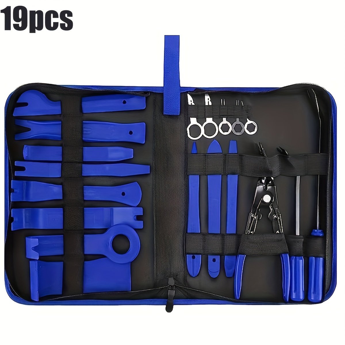 

1/5/19pcs Trim Removal Tool Set & Clip Plier Upholstery Remover Nylon Car Panel Removal Set With Portable Storage Bag