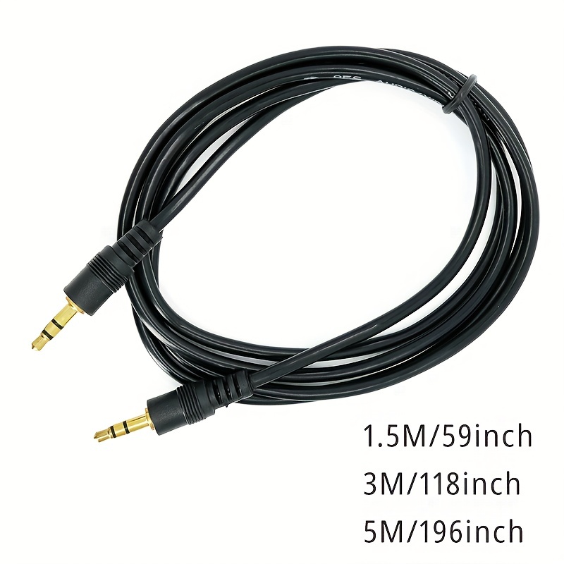 Cable Jack 3.5mm Estéreo Macho/Macho 1.5m