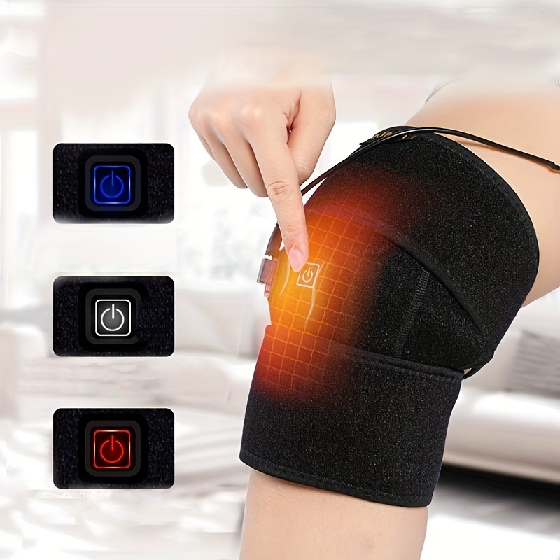 Electric Heated Knee Brace Wrap Arthritis Relaxation 3 - Temu