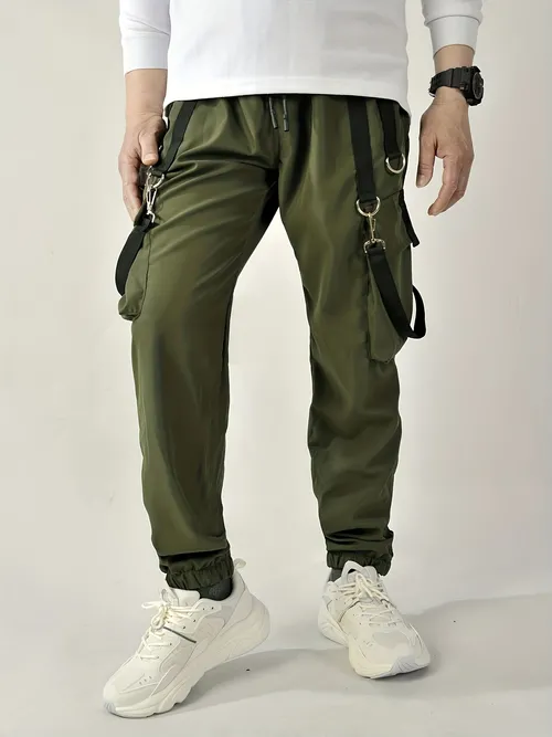 Green Army Cargo Pants - Temu