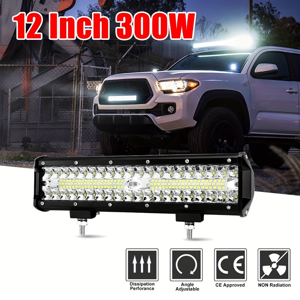 20 inch Triple Row LED Light bar Flash Strobe Driving Warning Light Offroad barre  led 4x4 for Auto Car ATV SUV Truck 12V 24V