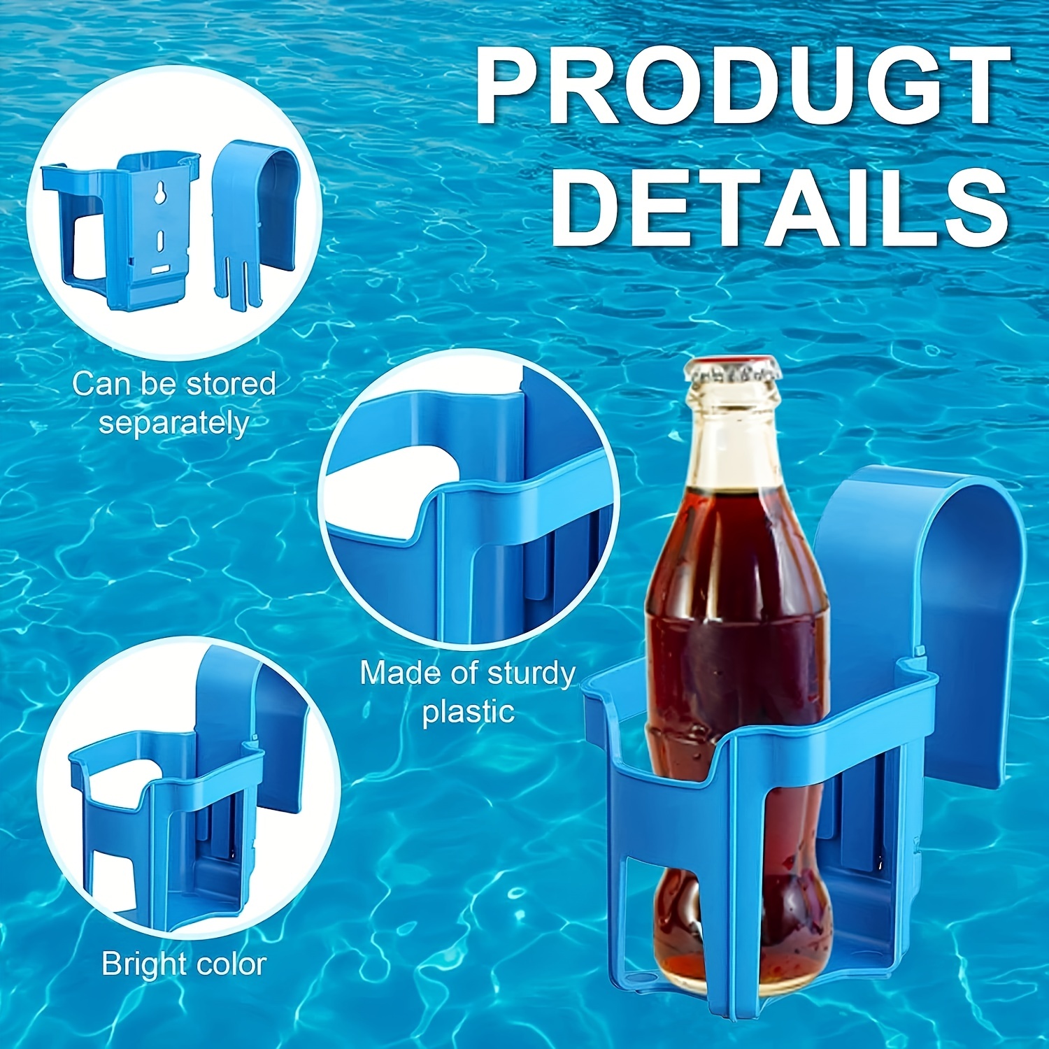 Plastic Drink Holders For Swimming Pools, Poolside Drink Holders