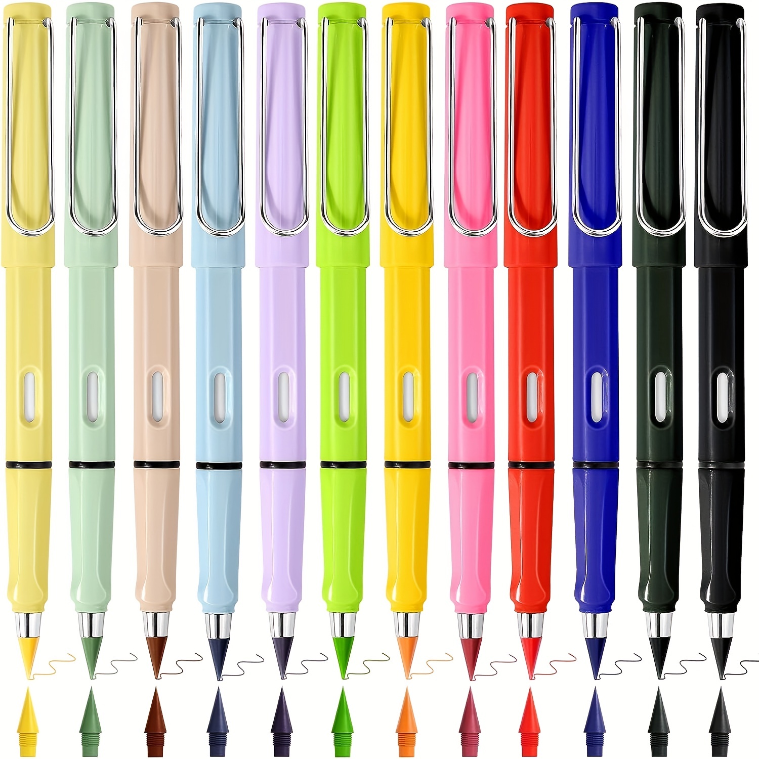 60Pcs Infinity Pencil Reusable Inkless Pencils Everlasting Pencil Forever  Pencil for Writing Drawing Home Office School