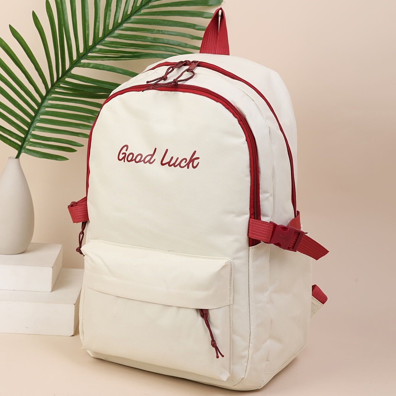 5pcs set Letter Backpack Canvas Bags For Women Men
