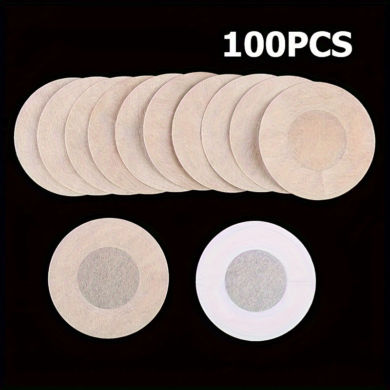 Image of 100 Pcs Stick-on Disposal Covers, Invisible Anti-convex Pasties, Women's Lingerie & Underwear Accessories
