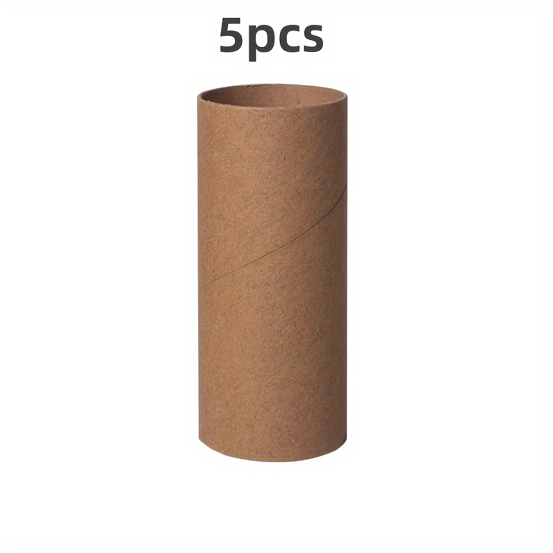 10pcs Craft Rolls，Circular Cardboard Tubes，4.13inch X 1.18inch Kraft  Paper，Thick Toilet Paper Roll, Suitable For Classrooms, Projects