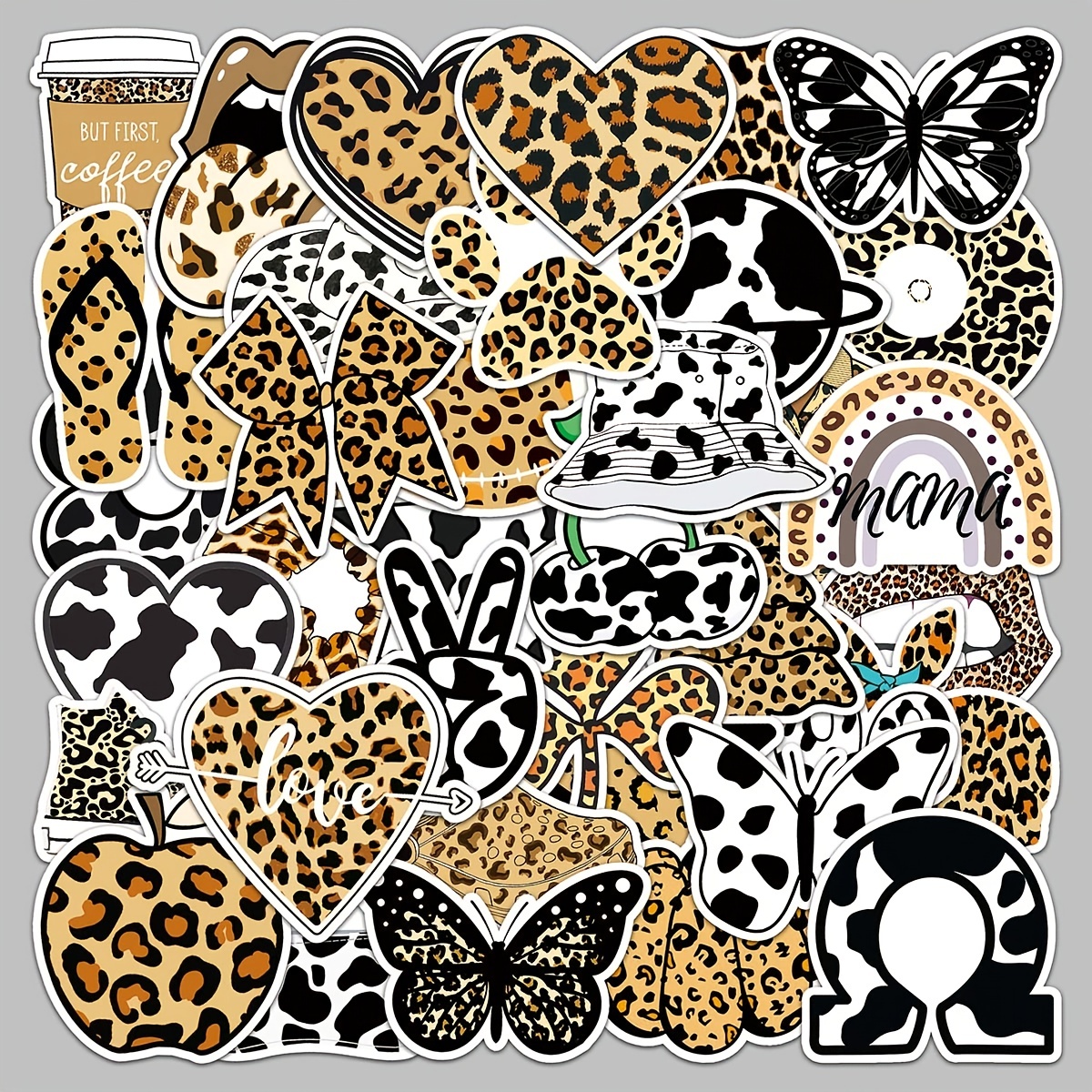 Leopard Print Scrapbook Paper Aesthetic Leopard Pattern - Temu