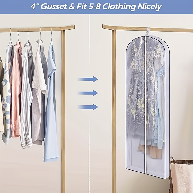 Plastic cover best sale for hanging clothes