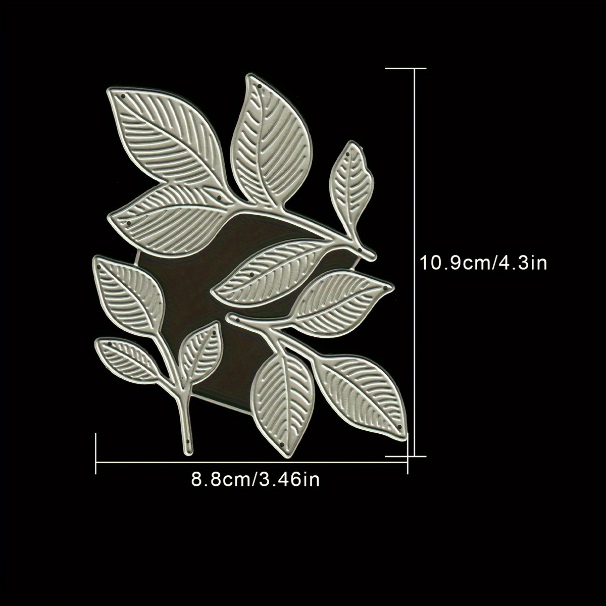 Image of Lovely Tree Leaves Branches Metal Cutting Dies Cut Die Birthday Wedding Decoration Paper Craft Mould Diy Scrapbooking & Stamping Stencils