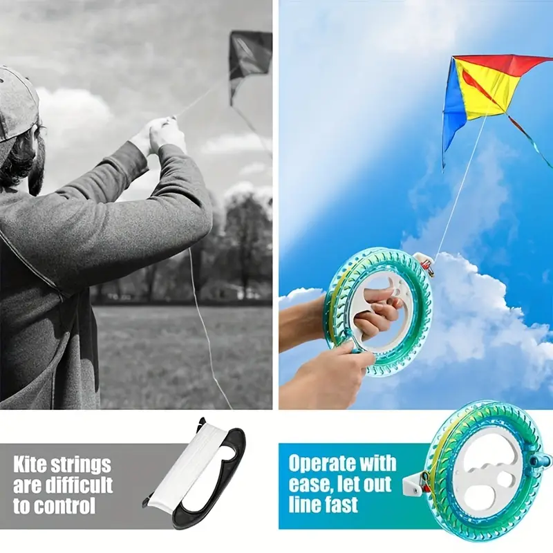 Kite String Reel Spool Convenient Time saving Design Hand - Temu