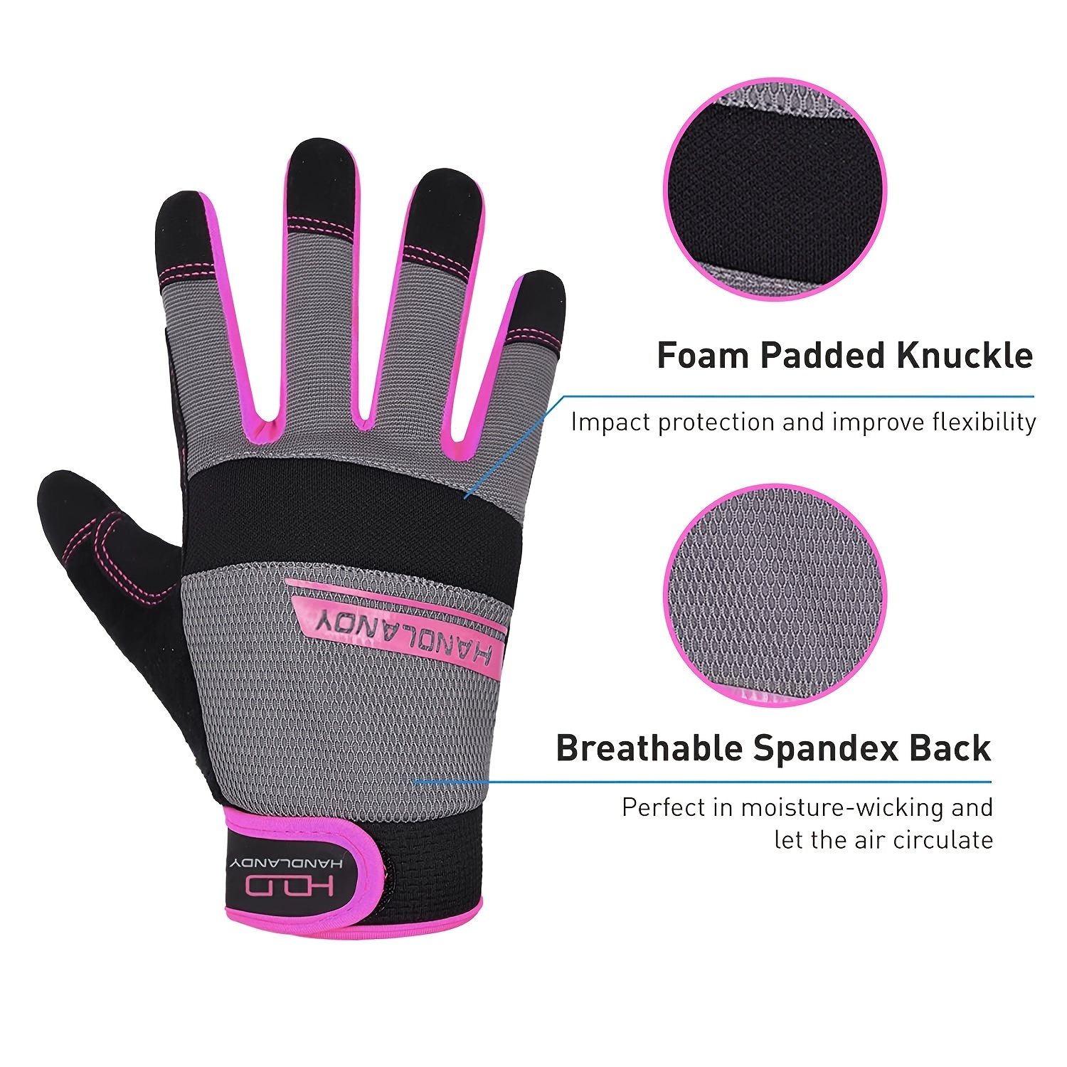 Utility Work Gloves Women Flexible Breathable Yard Work - Temu