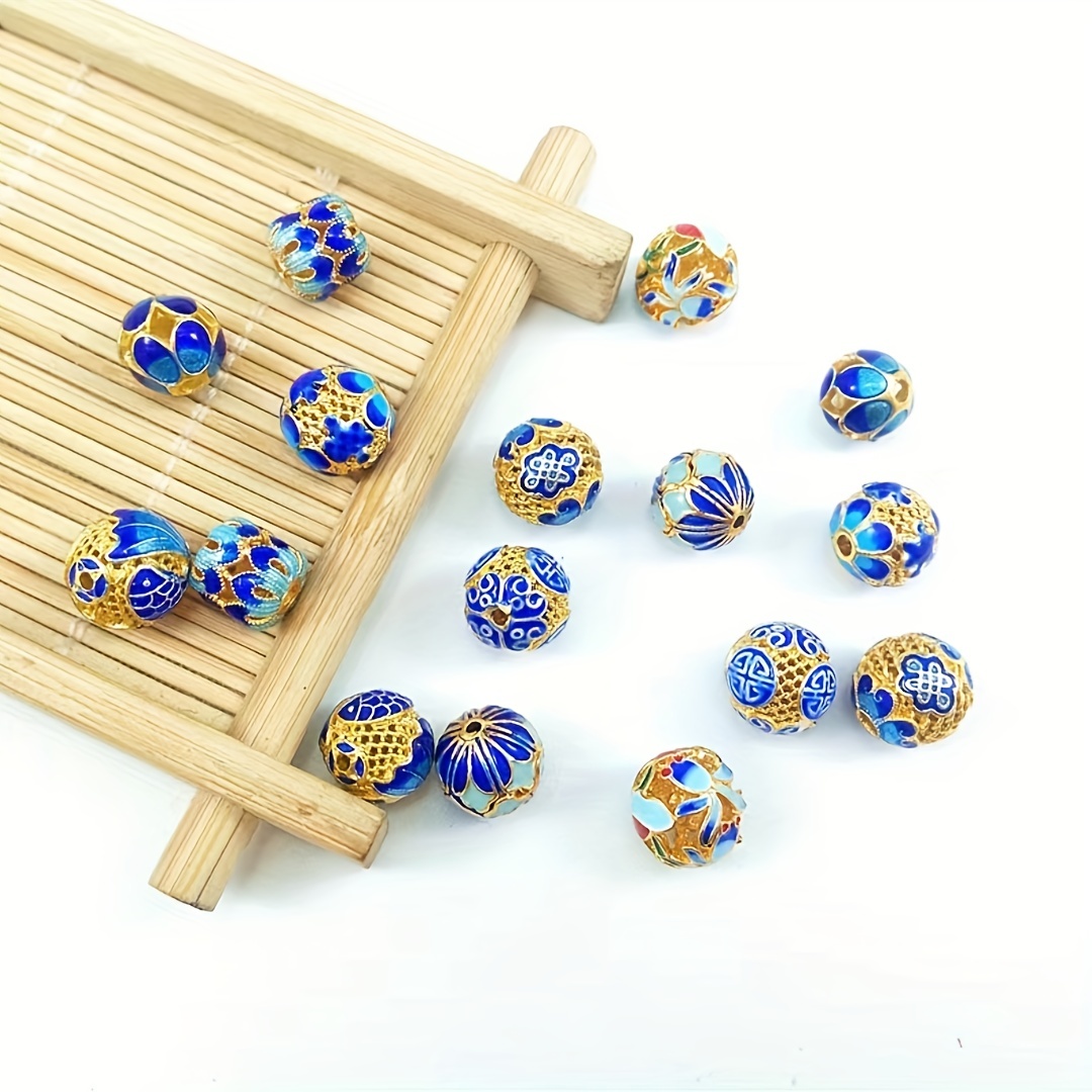 Hollow Out Balls For Making Bracelet Necklace Loose Beads - Temu