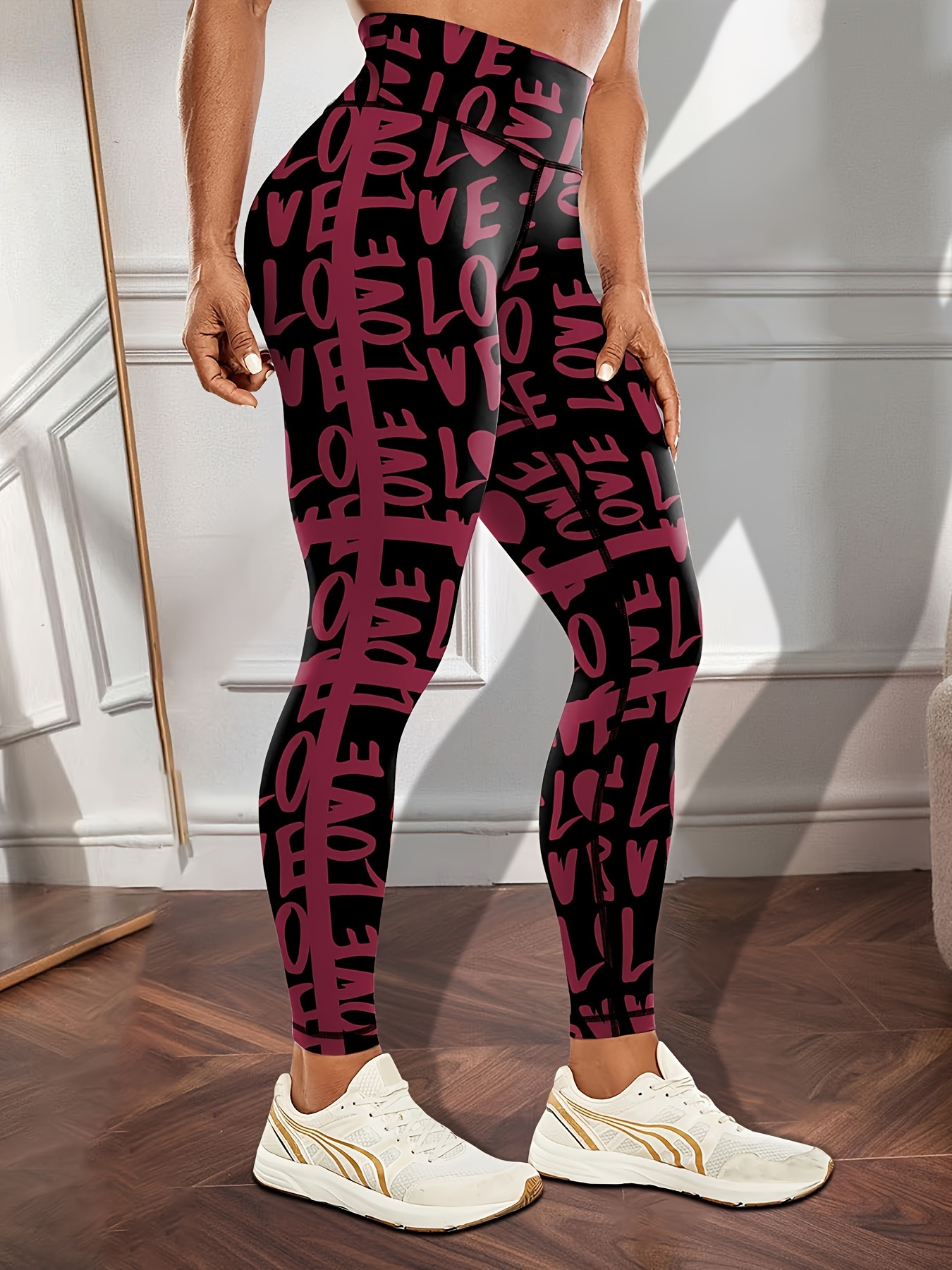 Rvidbe Valentines Day Leggings for Women, Women's High Waist Valentine's  Day Print Yoga Leggings Butt Lifting Athletic PantsValentines Day Tights  for Women Pink at  Women's Clothing store