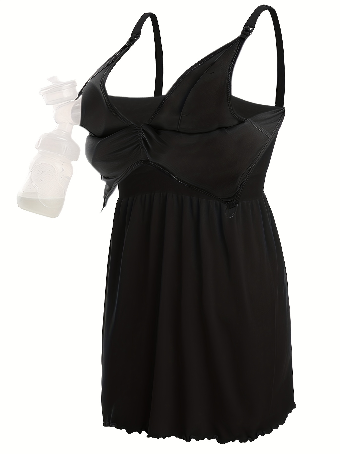 Women's Maternity Casual Tank Top for Breast Pumping Nursing