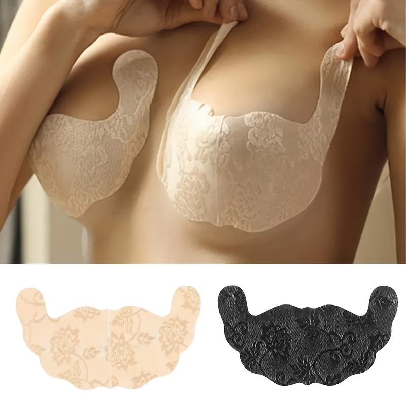 Jacquard Lifting Nipple Covers, Invisible Self-Adhesive Push Up Nipple  Pasties, Women's Lingerie & Underwear Accessories