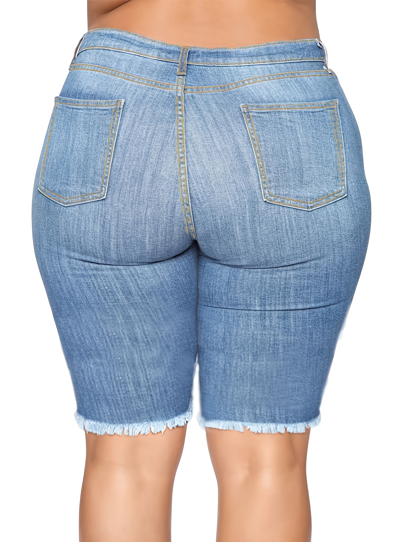 Bermudas de discount jean con rotos