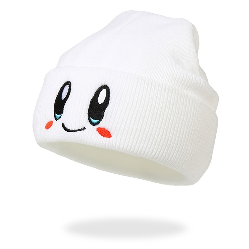 Big Eye Embroidered Cartoon Beanie Hat