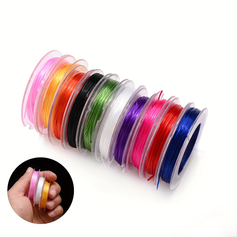 Elastic String For Diy Bracelets Necklace Beading Jewelry - Temu