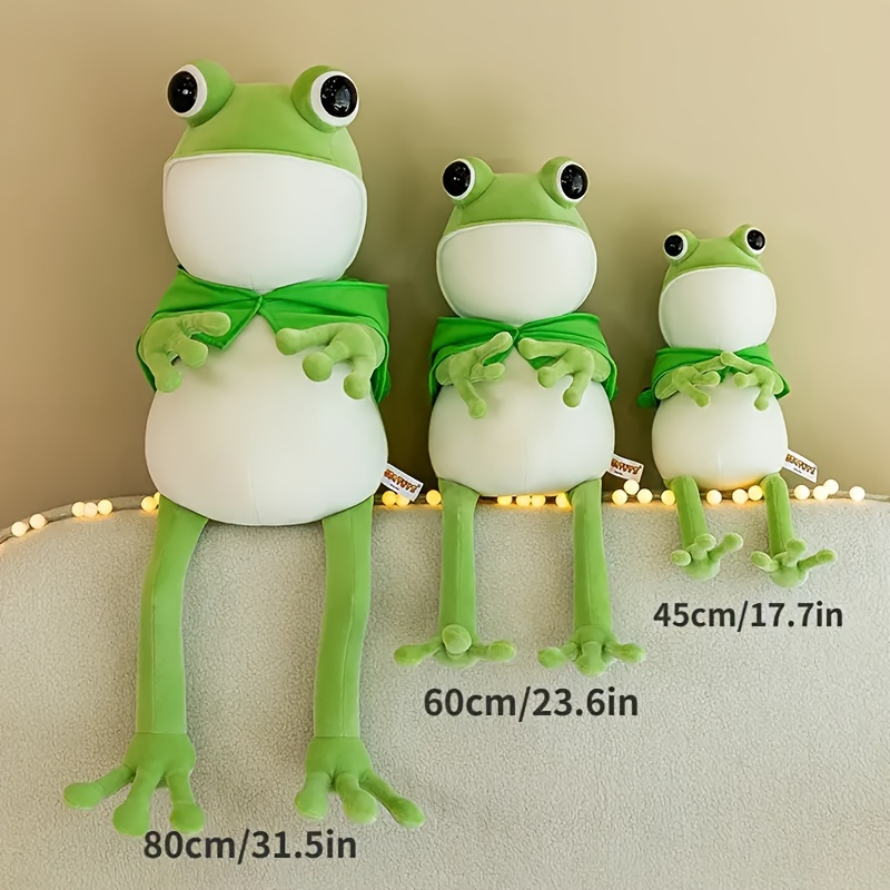 Cute New Frog Doll Pillow Cape Soft Frog Plush Toy Doll Pillow Birthday  Gift Room Decoration Doll Wholesale In Large Quantities, 90 Days Buyer  Protection