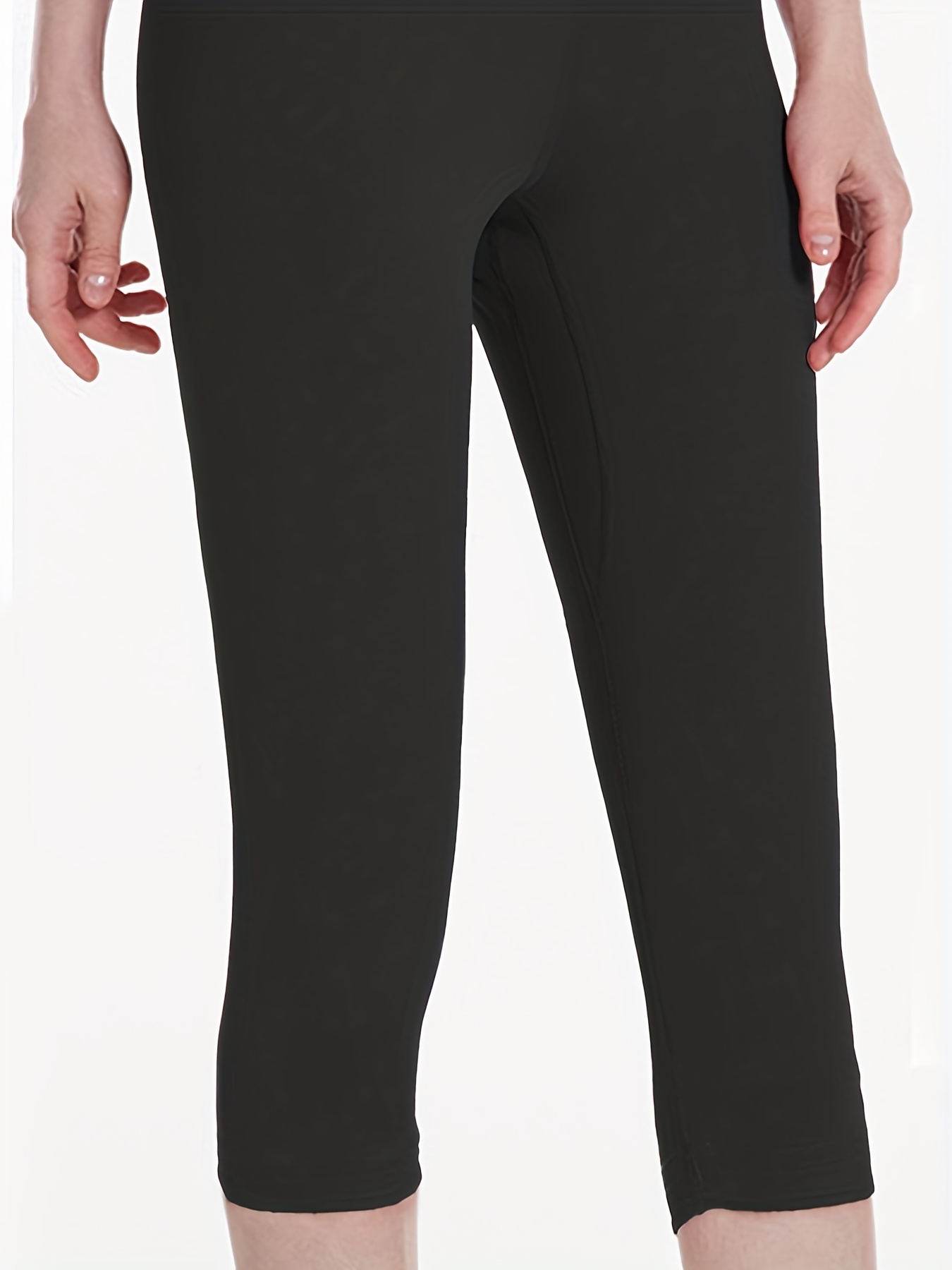 Kidwala Striped Capri Leggings - High Waisted Workout Gym Yoga Scrunch Butt  Pants for Women (Medium, Orange)