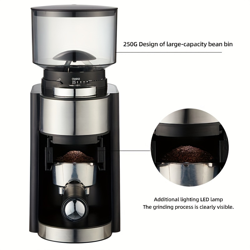 Small Italian Electric Bean Grinder Perfect For Home Use And - Temu