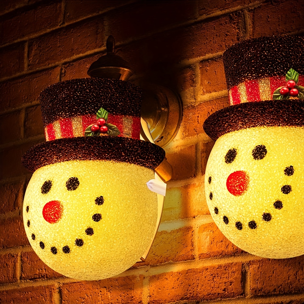 Christmas Decoration Lanterns, Santa Claus, Snowman Lantern Lights,  Christmas Decorations, Decorative Lights For Indoor Outdoor, Dry Battery  Powered - Temu