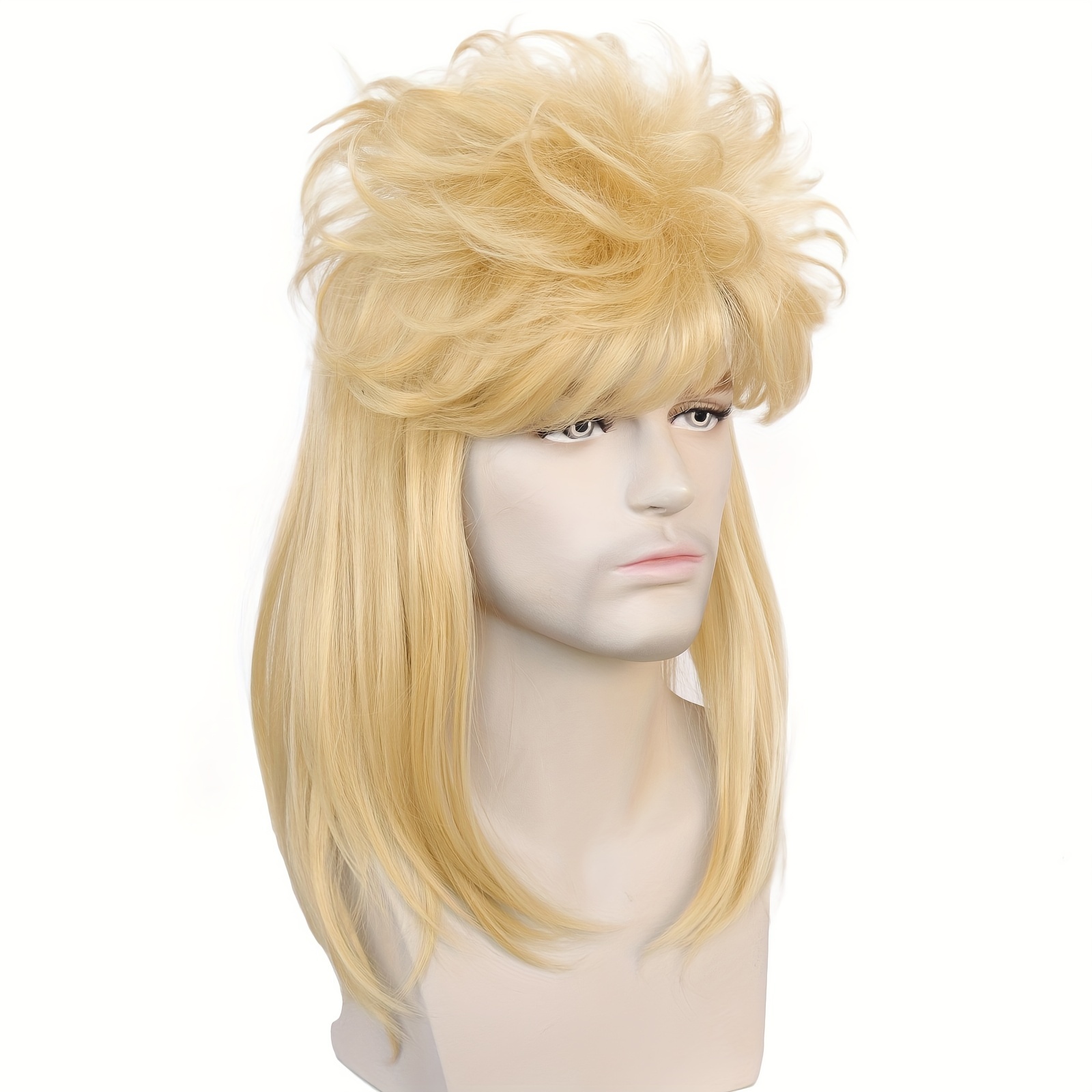 Gray mullet wig sale