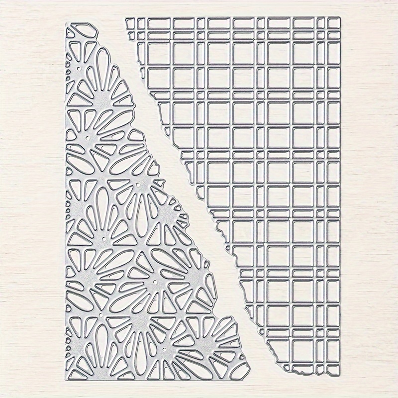 Cutout Corner Flower Frame Stamp Metal Cutting Mold Template Diy Decoration Embossing Handmade Template