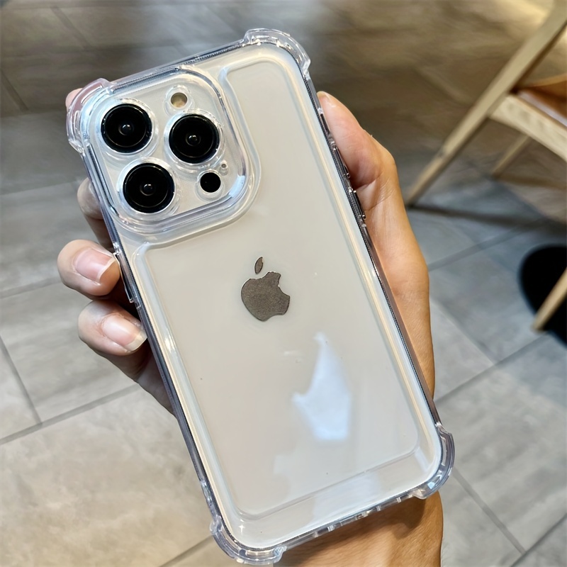 Durable iPhone 11 Pro Max Transparent Silicone Gold Case