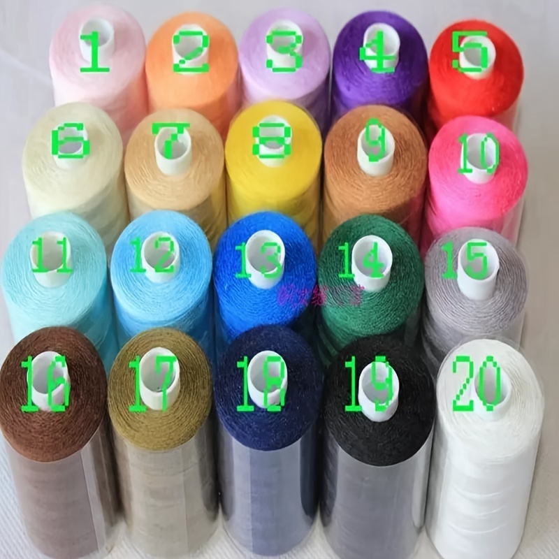 One Roll Of 2100 Yard 40/2 Polyester Sewing Thread Cotton Machine