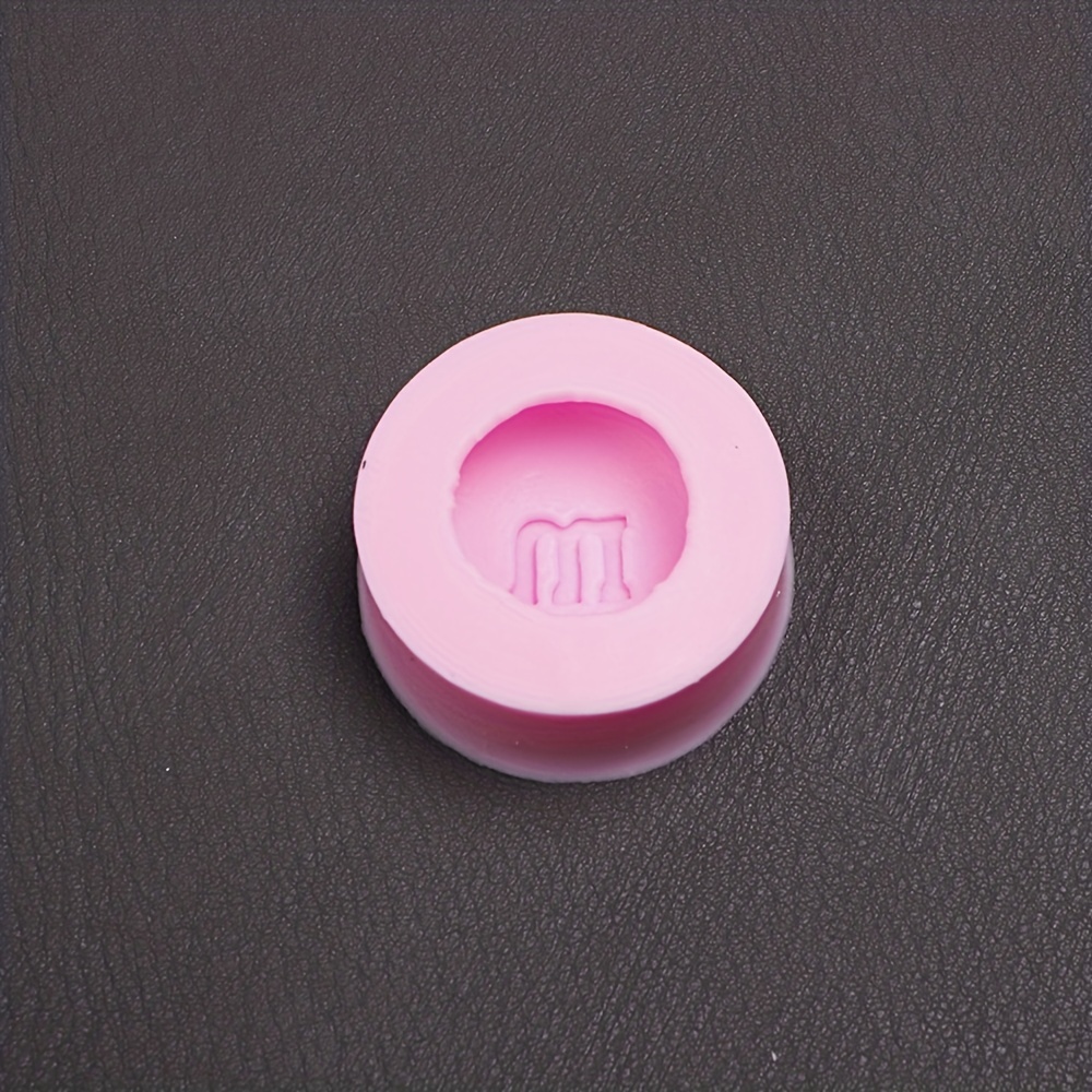 Single Small Pink Letters 2 / 5 cm tall —  silicone molds