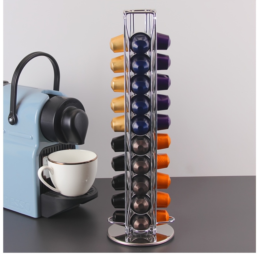 1pc Coffee Capsule Holder, Compatible With Dolce Gusto Capsules  (24/60/40pcs) - Coffee Capsule Stands Rotating Coffee Pod Holder Rack