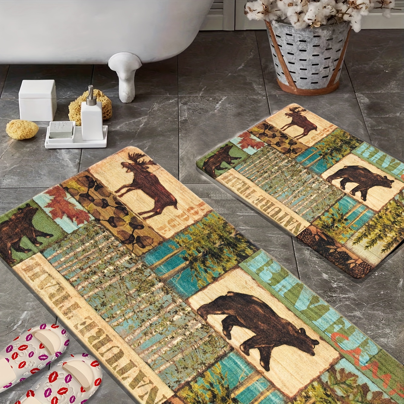 Bathroom Runner Rug Mat-bath Mat Rug For Bathroom Non Slip