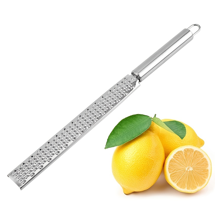1 جهاز كشط الليمون آمن لغسالة الصحون من الفولاذ المقاوم للصدأ مبشرة الجبن مطحنة الشوكولاتة أداة محترفة للتقشير أداة تقشير الحمضيات للحصول على مسحوق الليمون