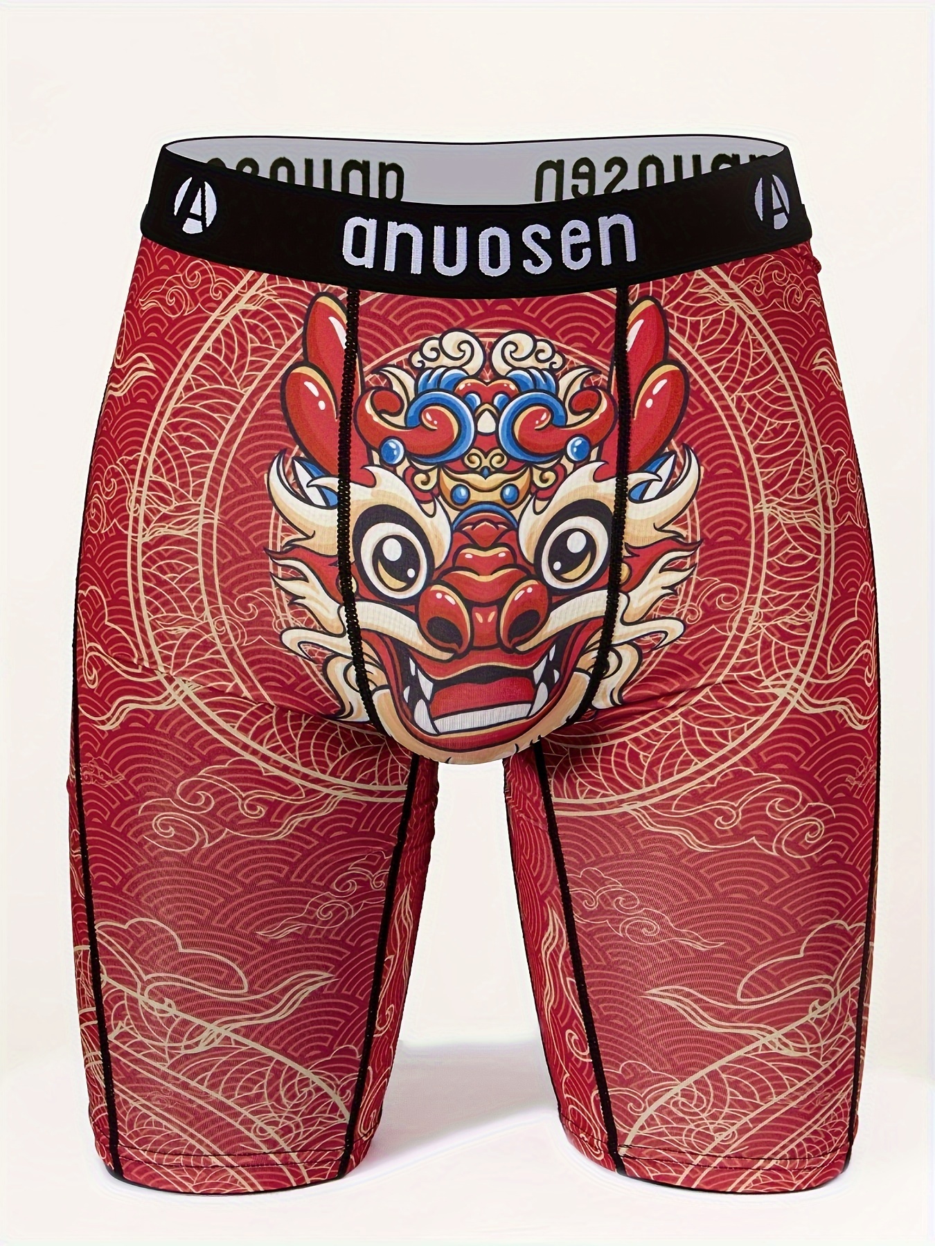Men's Underwear Fashion Graphic Boxer Briefs Soft - Temu Canada