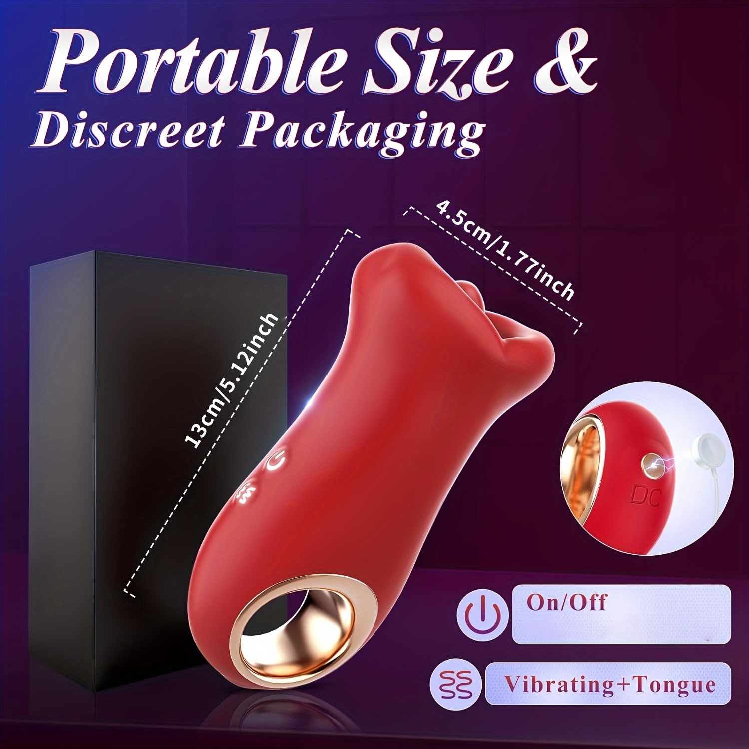 Adult Sex Toys Tongue Vibrator 1 Handle Mouth shaped 10 Temu Canada