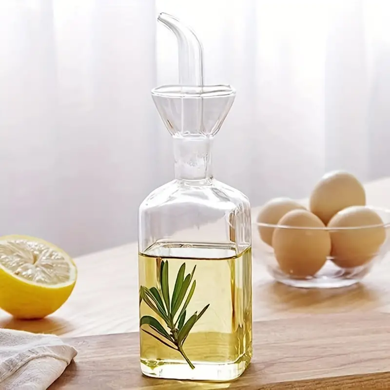 Glass Olive Oil Dispenser Spout Kitchen Bbq Measure Pour - Temu