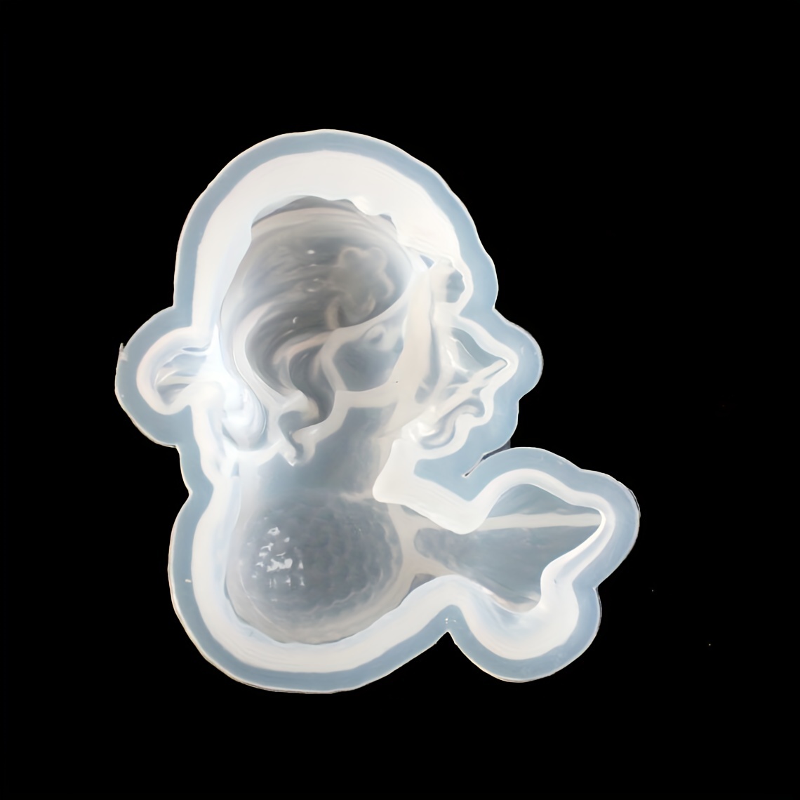 Cute Cartoon Mermaid Silicone Mold, 3d Craft Art Silicone Resin Mold, Craft Mold Handmade Candle Mold - The Perfect Handmade Christmas Gift.