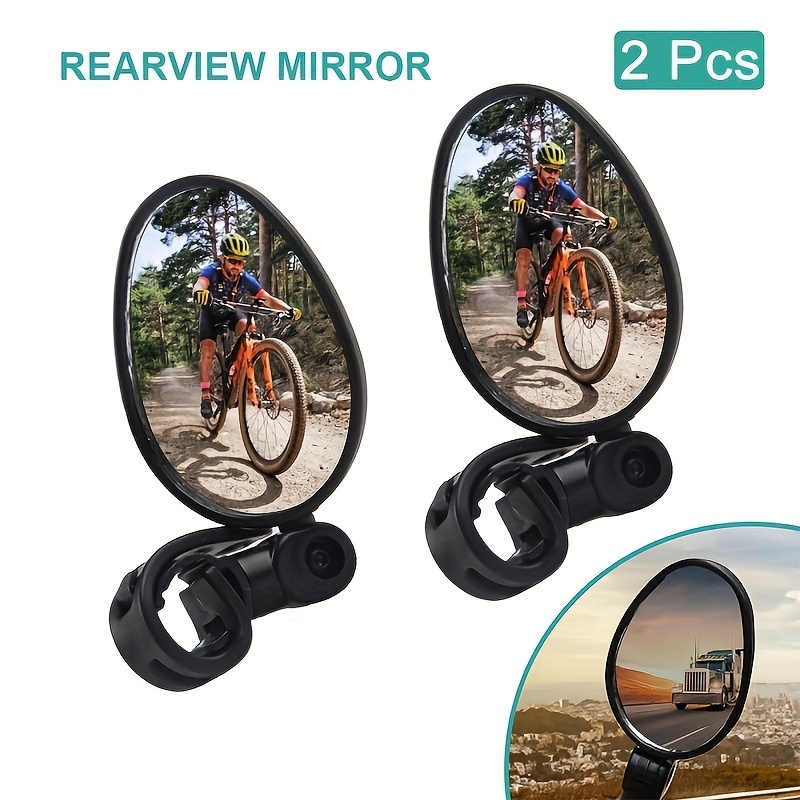 1 Stück Universal-Fahrrad-Rückspiegel, Verstellbarer, Um 360 ° Drehbarer,  Reflektierender Spiegel Für Elektroauto-Mountainbiker - Temu Germany