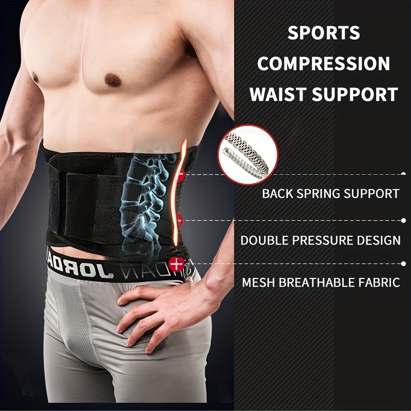 Adjustable Back Support Waist Trainer Trimmer Belt Sports Gym Fitness  Weightlifting Abdominal Slim Belt