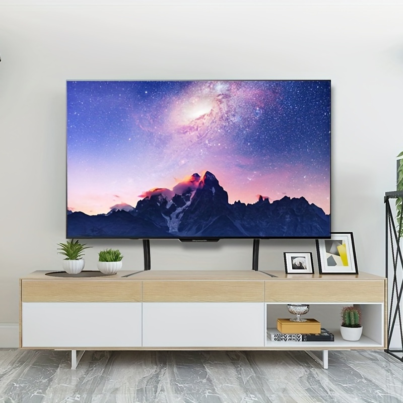 Rfiver Soporte universal para TV de mesa, base de TV con ajuste de altura,  se adapta a la mayoría de televisores LCD LED de pantalla plana de 32 a 55