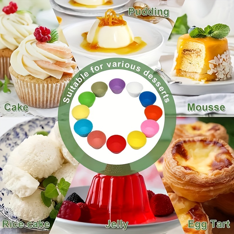 Silicone Baking Cup Cake Molds  Cake Mold Pan Silicone Cupcake