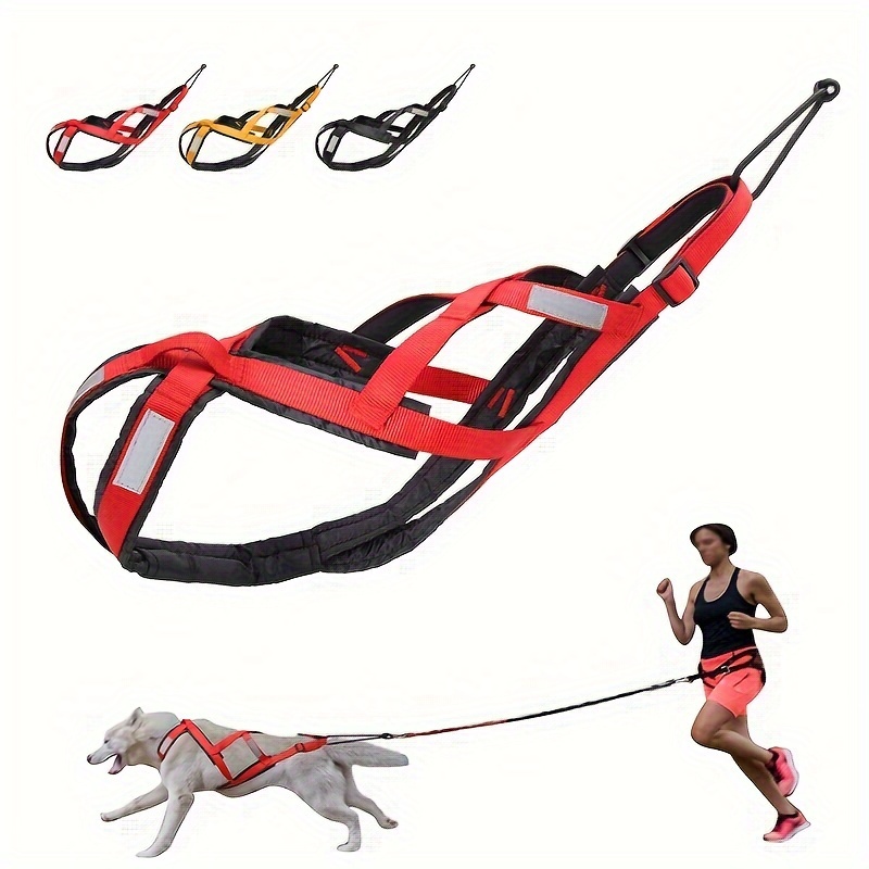 Dog Harness Dog Sled Harness Reflective Pet Weight Pulling - Temu Canada