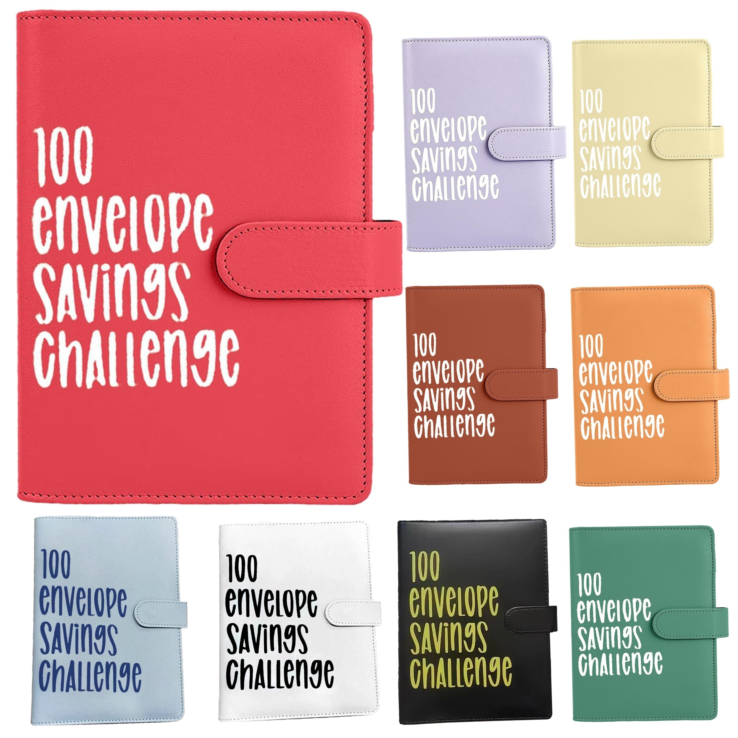 Carpeta Desafíos 100 Sobres Carpeta Presupuesto Ahorrar - Temu Chile