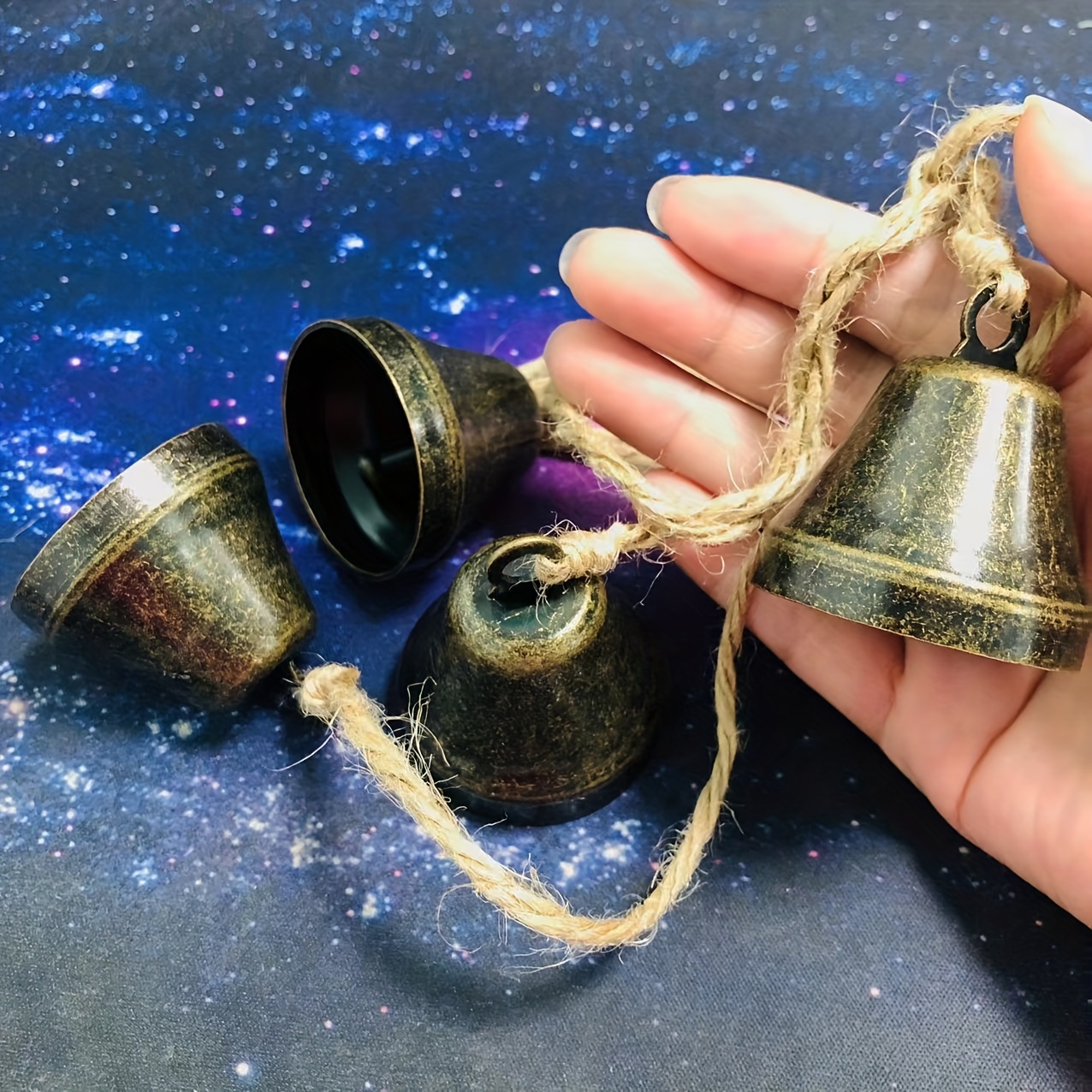 Vintage Jingle Bells Vintage Bells Small Brass Bells For - Temu