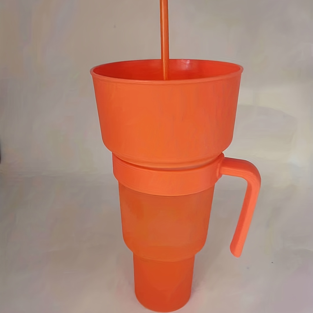 Stadium Tumbler With Snack Bowl 1 Travel Snack Drink Cup - Temu