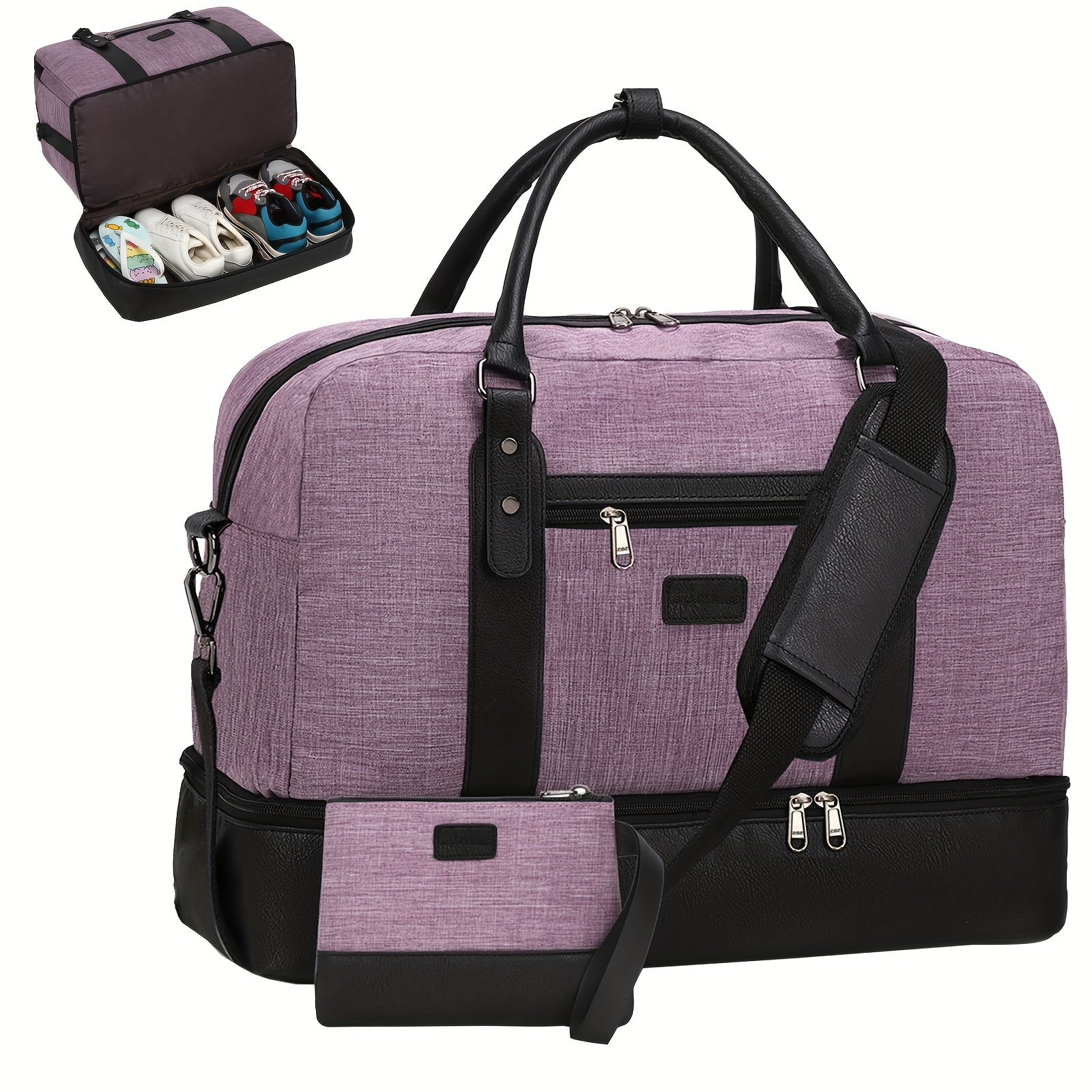 Bolsa de fin de semana Mauve