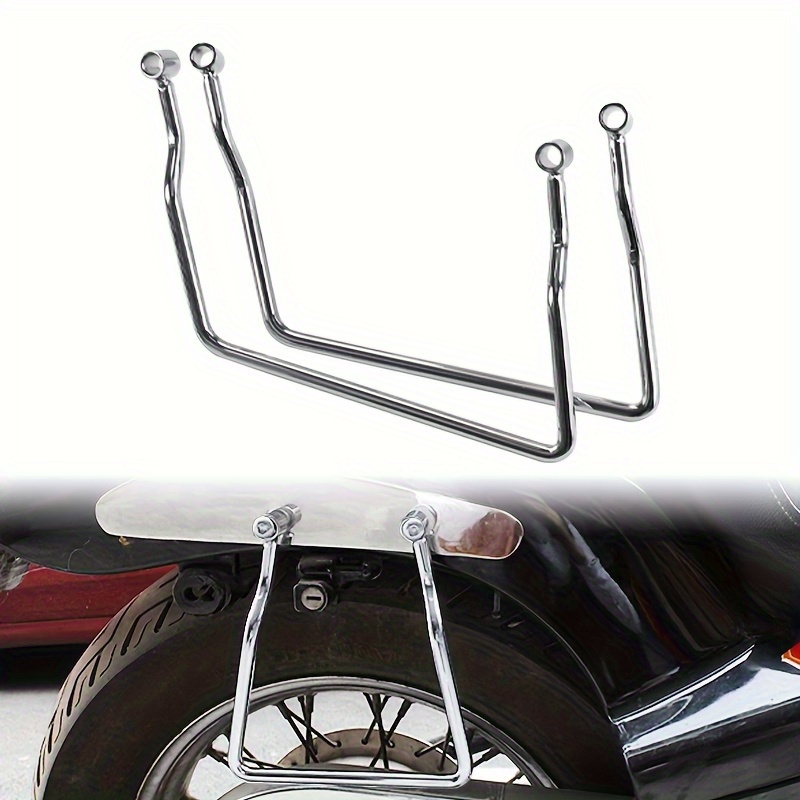 1 Set of Saddlebag Support Rack Motorcycle Bag Rack Saddle Mounting Bracket  Support Rod Accessory 